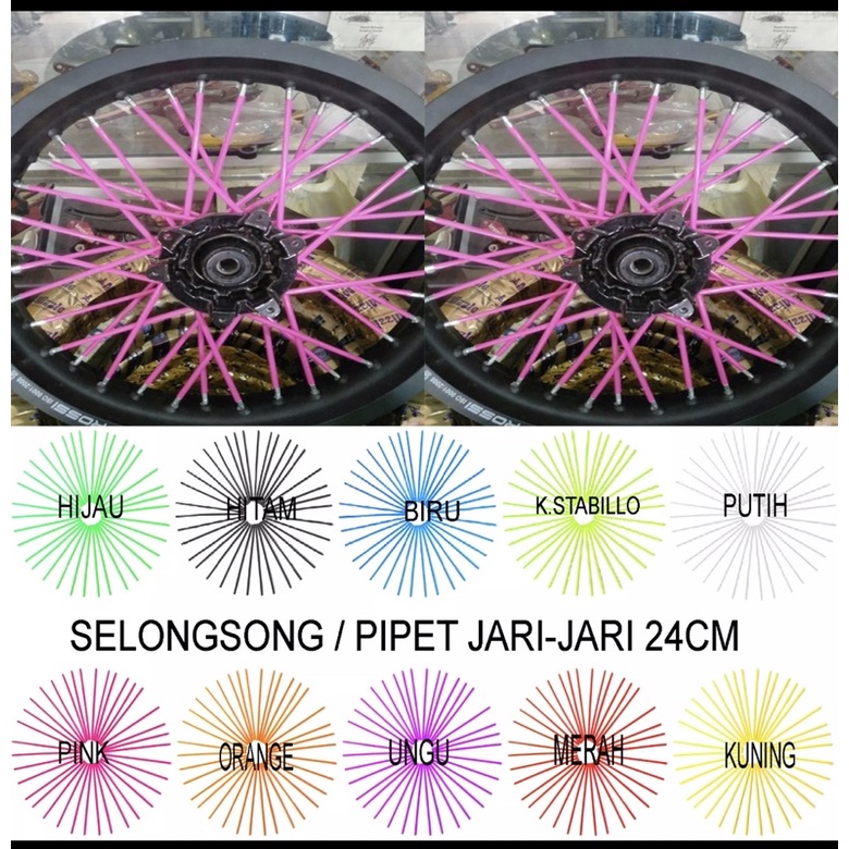 PiPet Kondom Jari-Jari untuk Ukuran Velg ring 17 Warna kilat