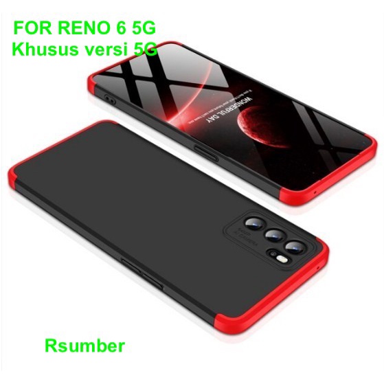 Reno 6 5G/ VERSI 5G HardCase Gkk Full Protection 360 Original