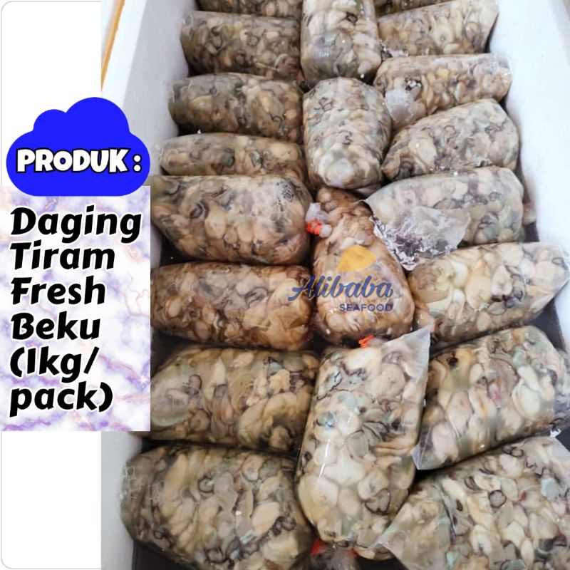 

Daging tiram fresh beku 1kg