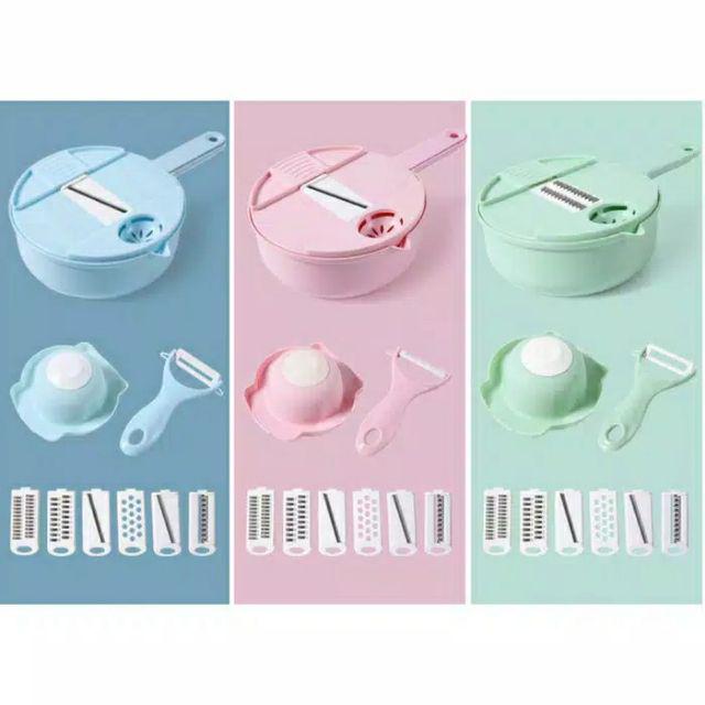 Best Product Parutan Multifungsi 12in1 Alat Pemotong Sayuran Parut Serbaguna Best Product Parutan Mu