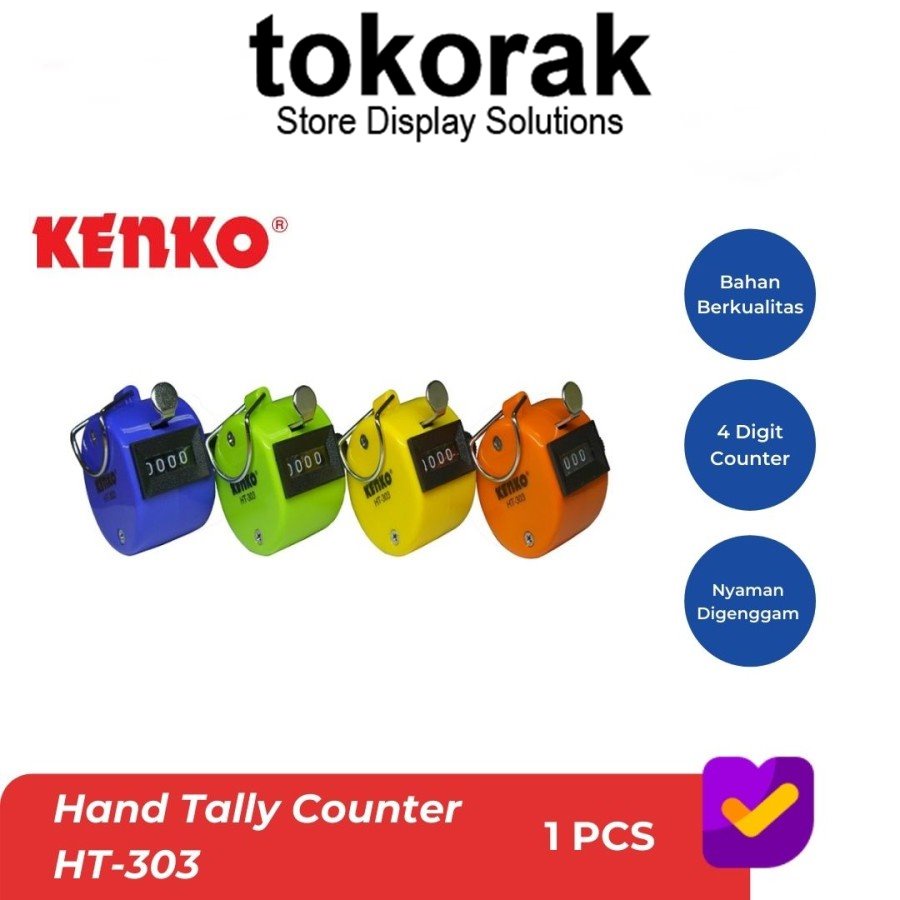 HAND TALLY COUNTER KENKO PLASTIK – ALAT HITUNG MANUAL - HITUNG CEPAT