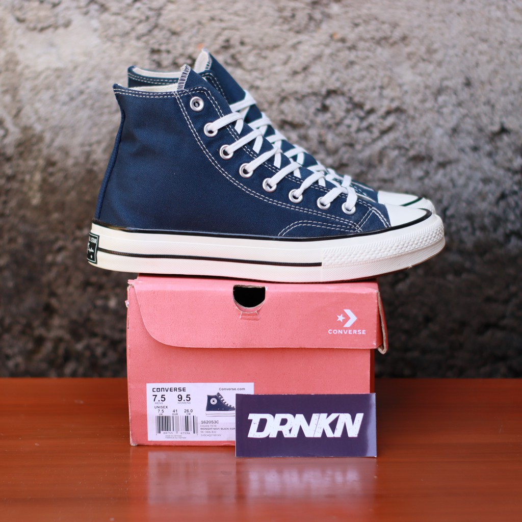 blue navy converse