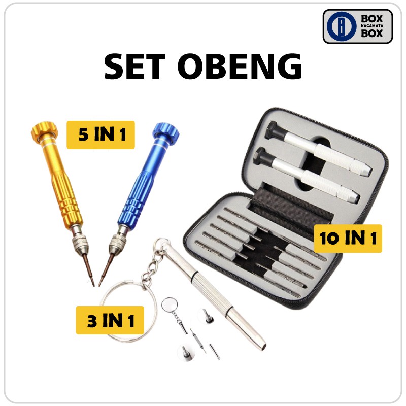 Jual Obeng Kacamata Serbaguna Set Obeng In In In Multifungsi Reparasi Set Obeng