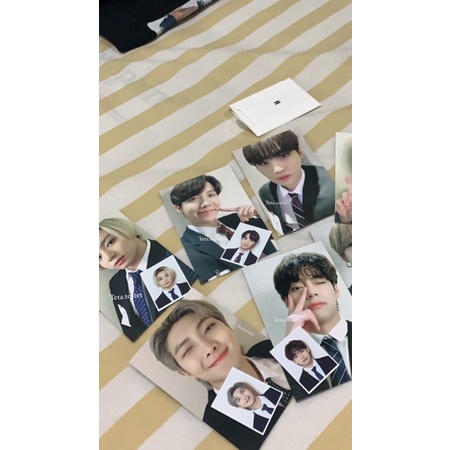 POSTCARD & PHOTO ID BTS GLOBAL MEMBERSHIP OFFICIAL