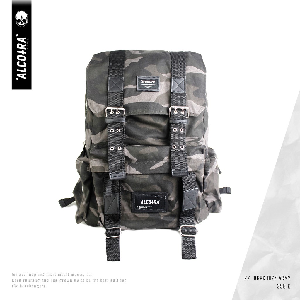 BGPK BIZZ ARMY / TAS RANSEL ARMY / TAS ALCOTRA / BAGPACK
