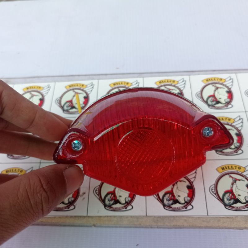 stoplamp lampu belakang variasi kodok honda cb c70 custom