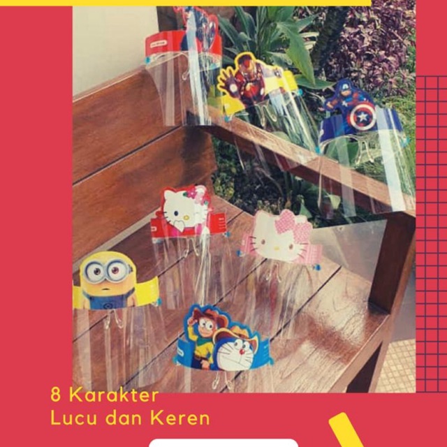 FACESHIELD ANAK KARAKTER