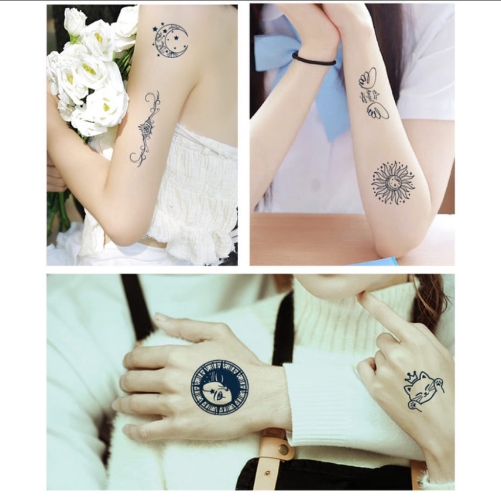 TATTO SEMI PERMANEN 3D TAHAN LAMA/TATTO TEMPORER WATERPROOF