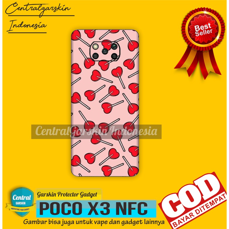 Garskin Pocophone X3 Poco X3 -  LOVE [central garskin]