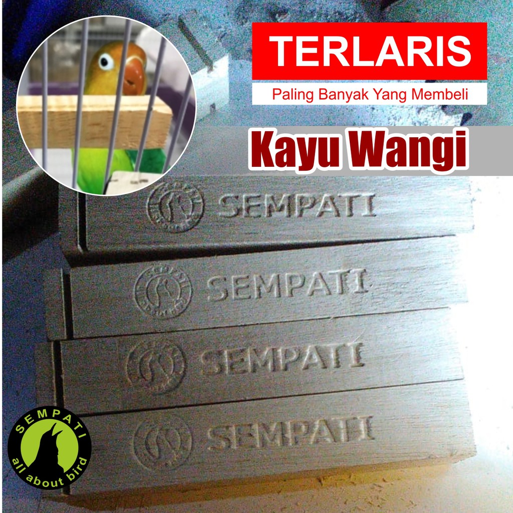 Kayu Gigitan Krikitan Mainan Penurun Birahi Burung Lovebird Paruh