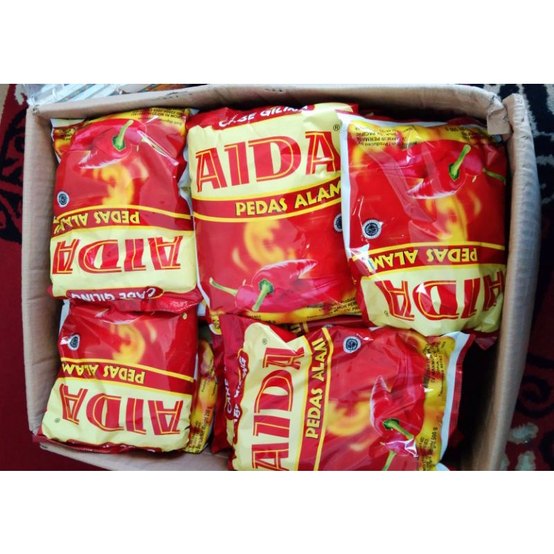 

Per DUS / Cabe Bubuk AIDA Per Karton isi 30 pcs kemasan 500g