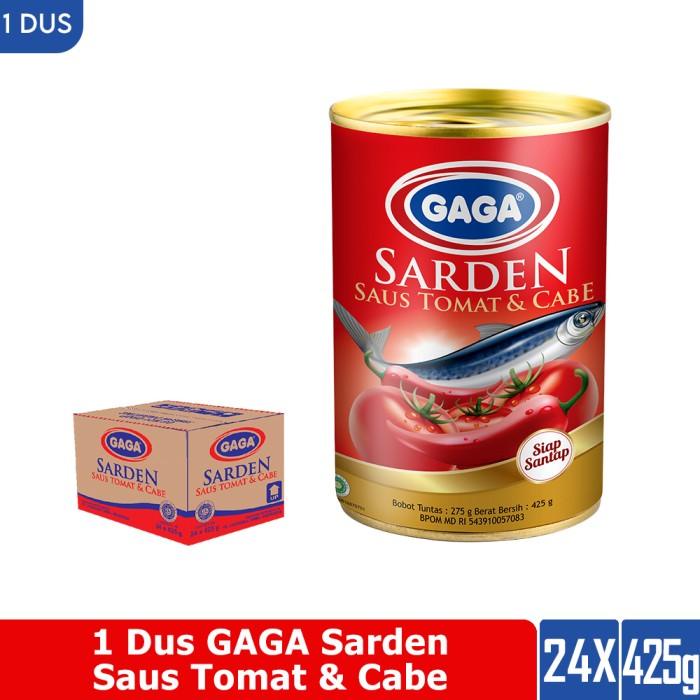 

Kaleng | Gaga Sarden Saus Tomat 425G (1 Dus = 24 Pcs Harga Grosir)
