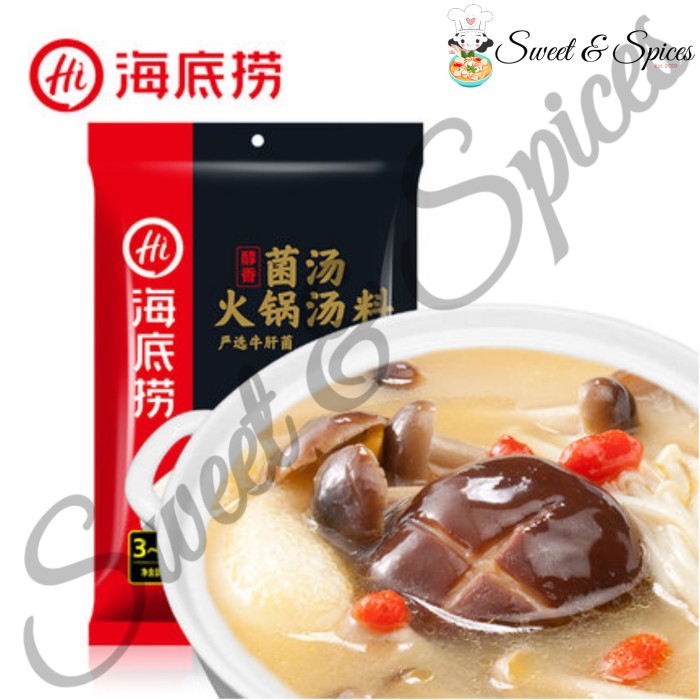 

Ready- Hai Di Lao Mushroom Soup Base Haidilao Jamur Hotpot Malaxiangguo Shabu