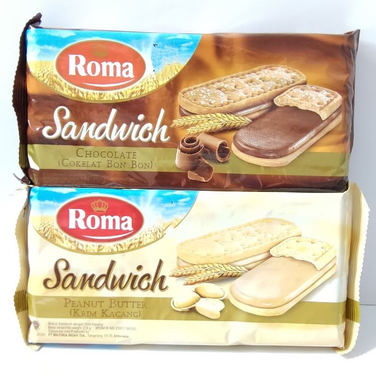 ROMA Sandwichi Coklat dan kacang 216gr