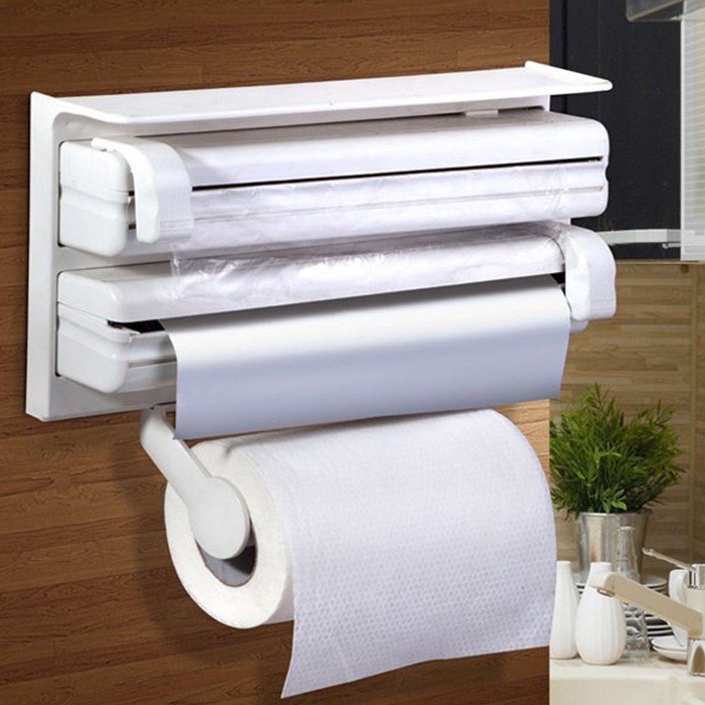 Triple Paper Dispenser - Tempat Tissue Cling Wrap Aluminium Foil