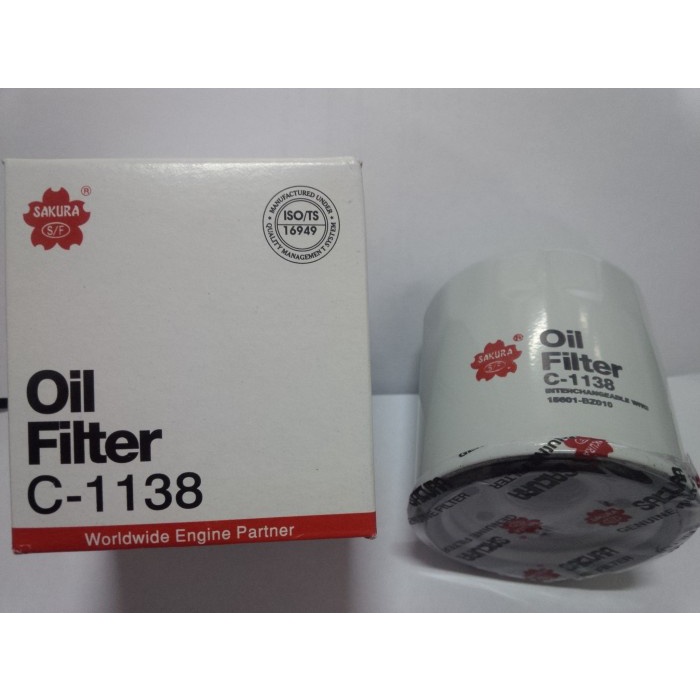 Filter Oli Avanza C-1138 Sakura " 71011 "