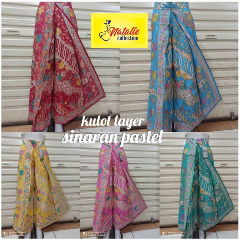 Celana Kulot Batik Model Layer // Celana Batik Kulot