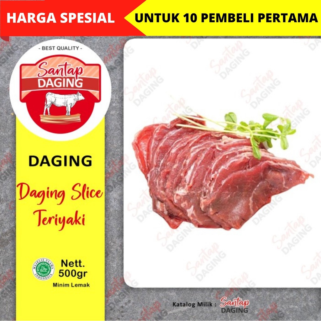 

Daging Sapi Slice Beef Slice Teriyaki Sukiyaki Yakiniku Import 1kg
