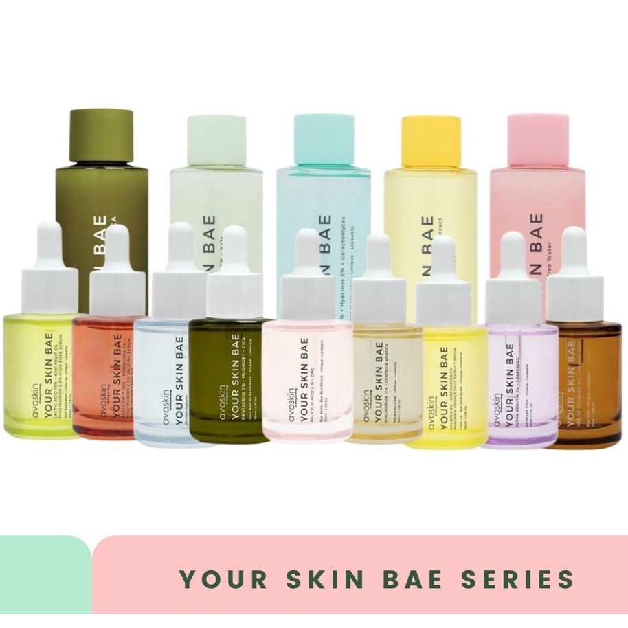 Avoskin Your Skin Bae Niacinamide Avoskin YSB Avoskin Salicylic Acid Avoskin Hyaluron Avoskin Hyalur