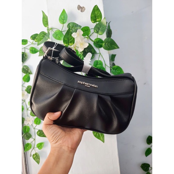 Tas shopie paris martin terbaru slempang soulder bag murah cute lucu black hitam