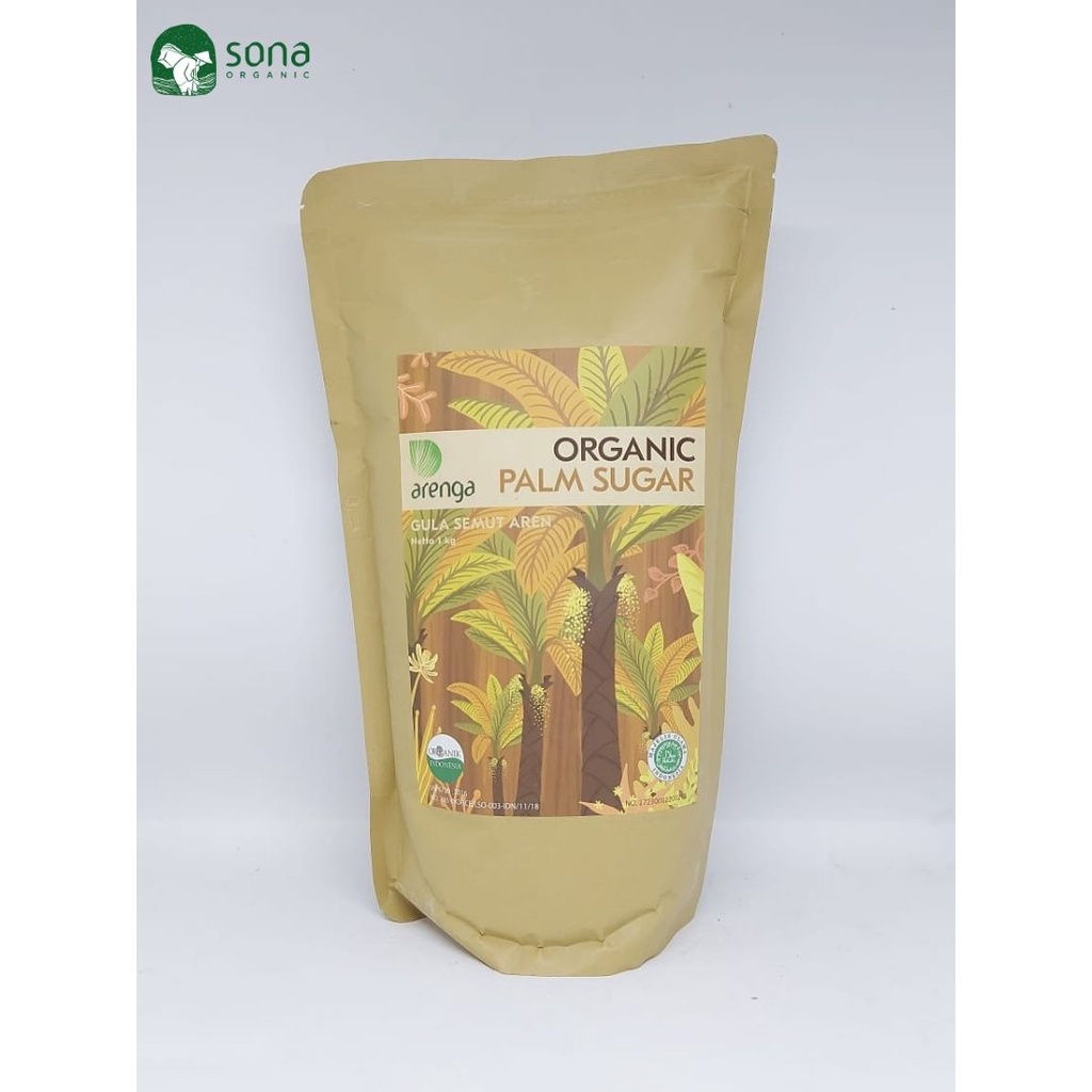 

Organic Palm sugar / Gula Semut Aren organik - Arenga - halal - 1kg