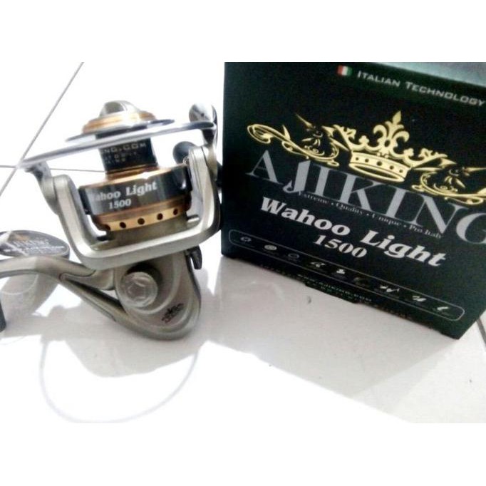 TERMURAH Reel Ajiking Wahoo Light 1500 Spinning 6 Ball Bearings