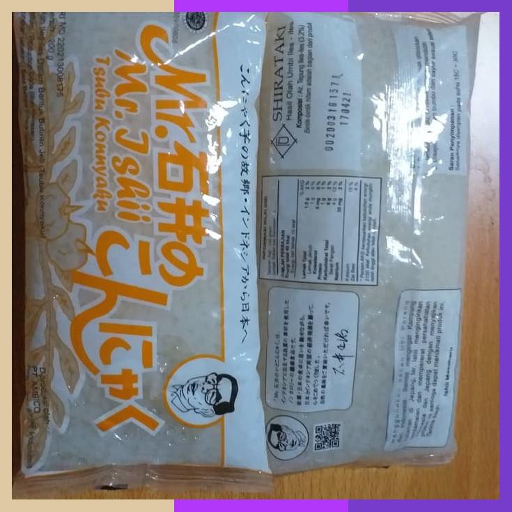 

Wet Konnyaku Rice / Tsubu Konya Isi 25 Khusus Untuk Gojek