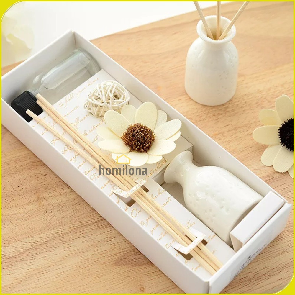 Parfum Ruangan Aroma Diffuser Reed Rattan Sticks 30ml Taffware HUMI OZ2023