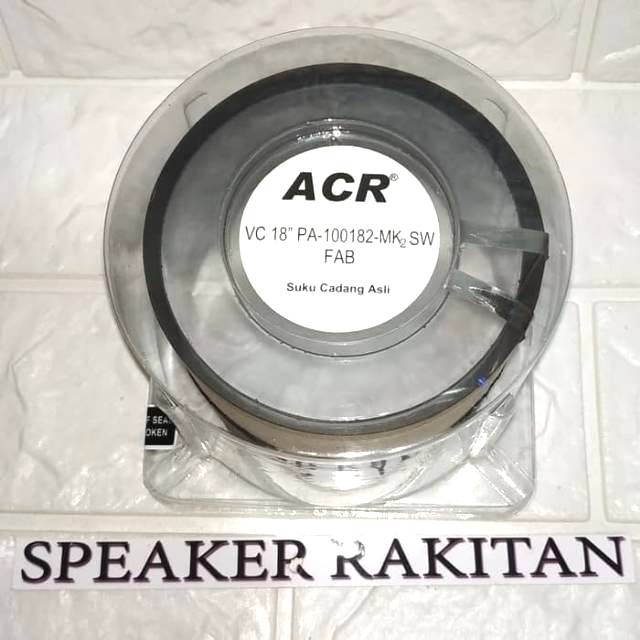 Spul spool voice coil speaker ACR 18 inch PA-100182 MK2 SW Fabulous ORIGINAL