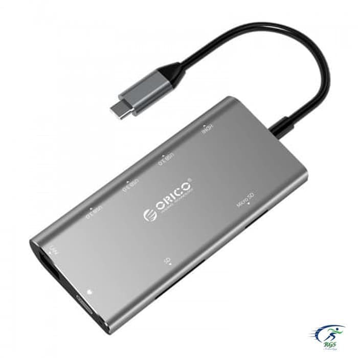 Orico CLH-W2 Type-C To HUB + HDMI+Gigabit Ethernet port + Card reader