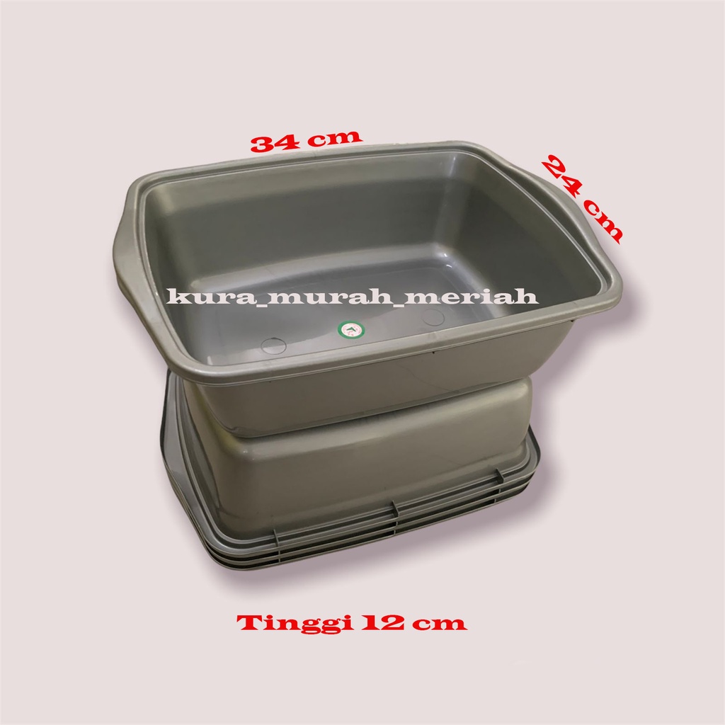 TERMURAH | Baskom Segi | Wadah Kotak | Baskom Plastik