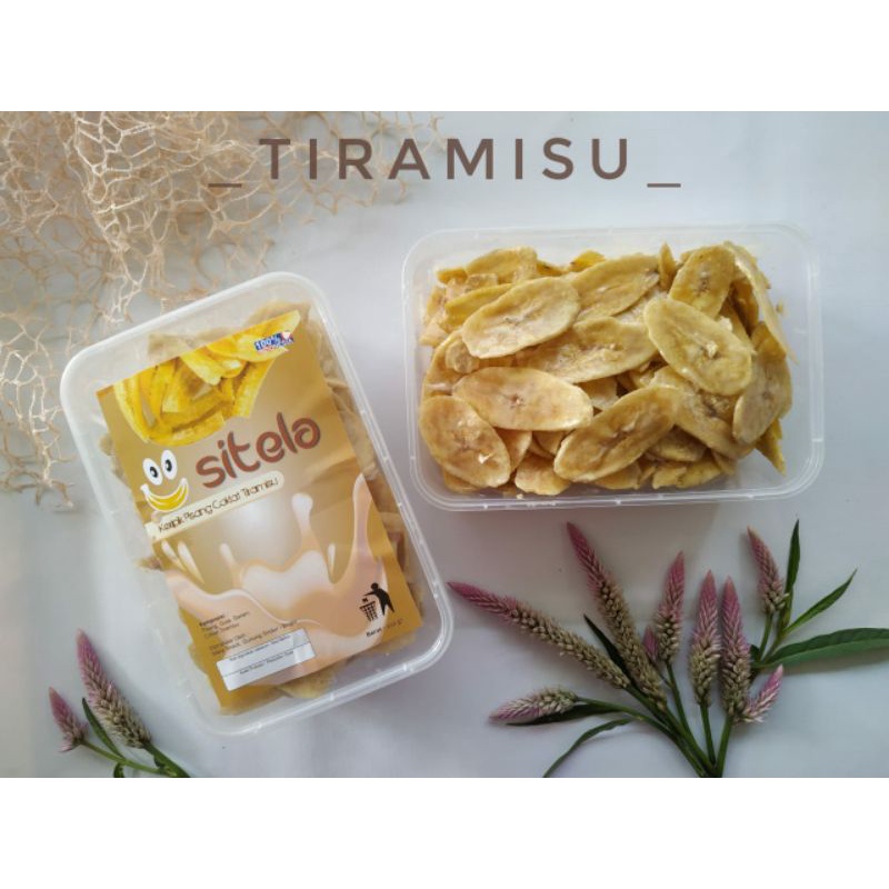 

Keripik pisang tiramisu