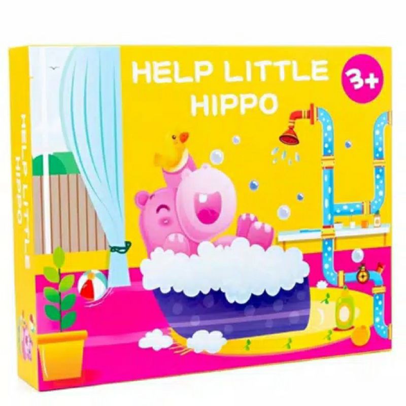 HELP LITTLE HIPPO PIPE BLOCKS LOGIC PUZZLE