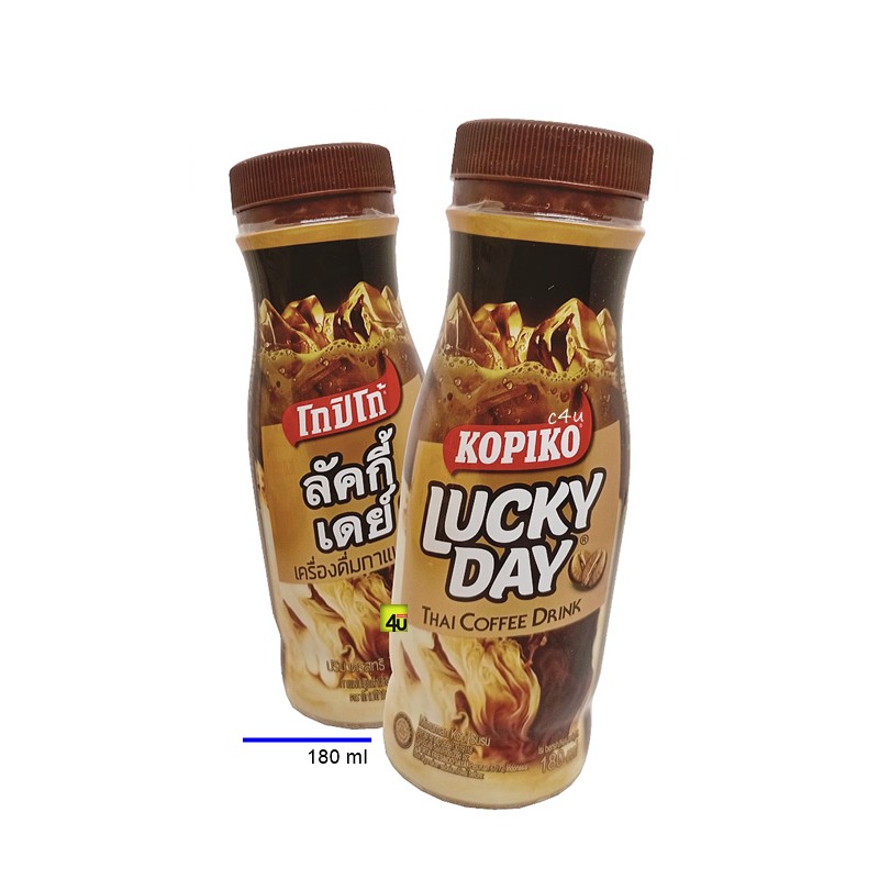 

KOPIKO Lucky Day - Thai Coffee Drink - 180ml Botol RTD