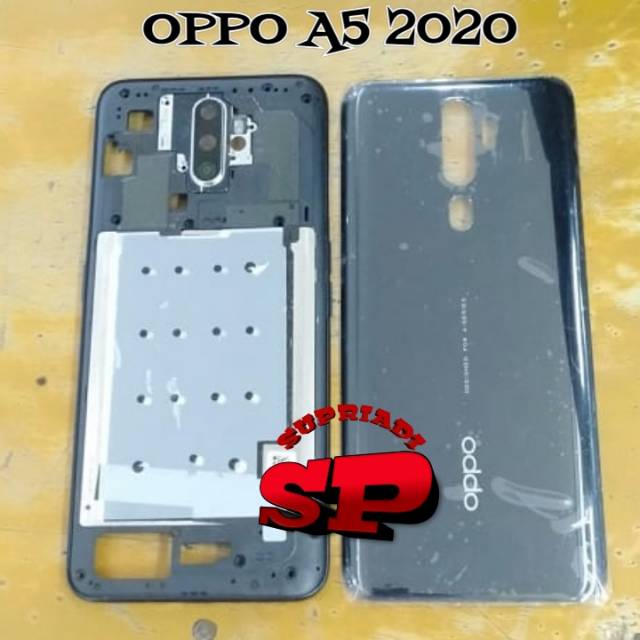 Back Casing Kesing Housing Fullset OPPO A5 2020 | OPPO A9 2020 Original iCloud Ring Kaca Camera