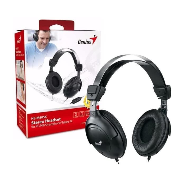 ORI HEADSET GAMING GENIUS HS-M505X HEADPHONE STEREO WITH MICROPHONE