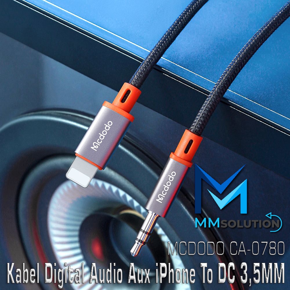 MCDODO CA-0780 Kabel AUX iPhone / Lightning To DC 3.5MM Premium Audio Stereo