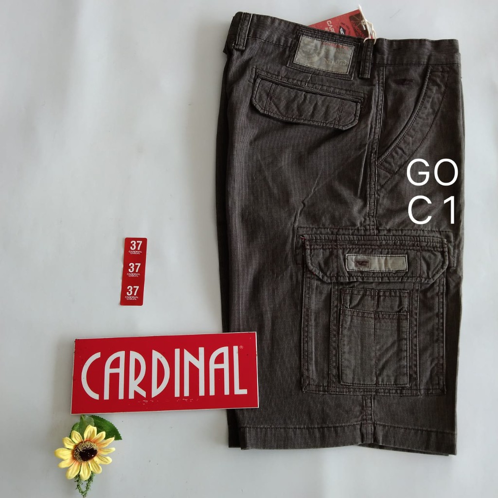 gof 37-KPL 1 CARDINAL KEMPOL CASUAL Celana Pendek Cowok Celana Kempol Fashion Pria Brand Kekinian