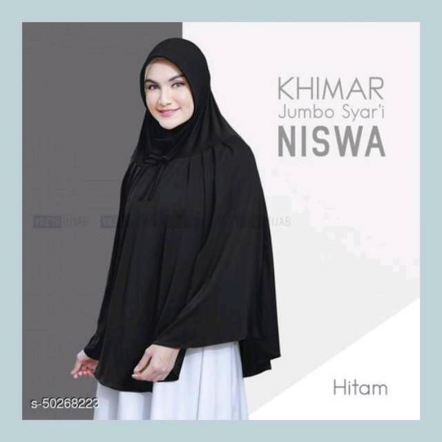 Khimar/hijab syar'i jumbo