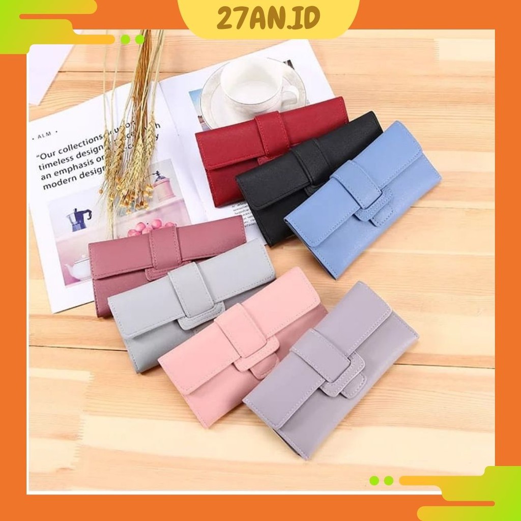 (27AN.ID) Dompet lipat panjang Wanita 00405 dompet Impor Murah Cantik Real Pic# dompet C8-2