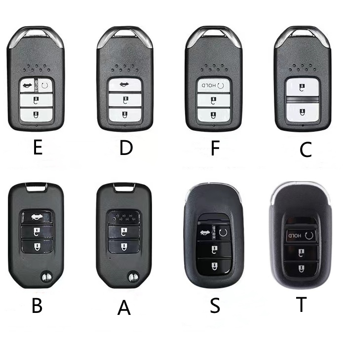 Case Holder Kunci Remote Mobil keyless Bahan Kulit Untuk Honda City HRV BRV CRV Jazz Accord Civic