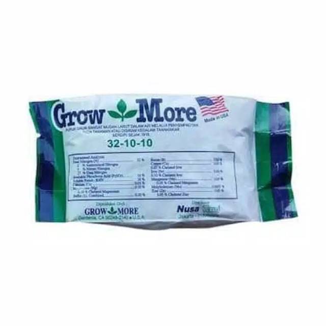 Pupuk Grow More 32-10-10 growmore - Pupuk tanaman - pupuk daun bunga tanaman hias