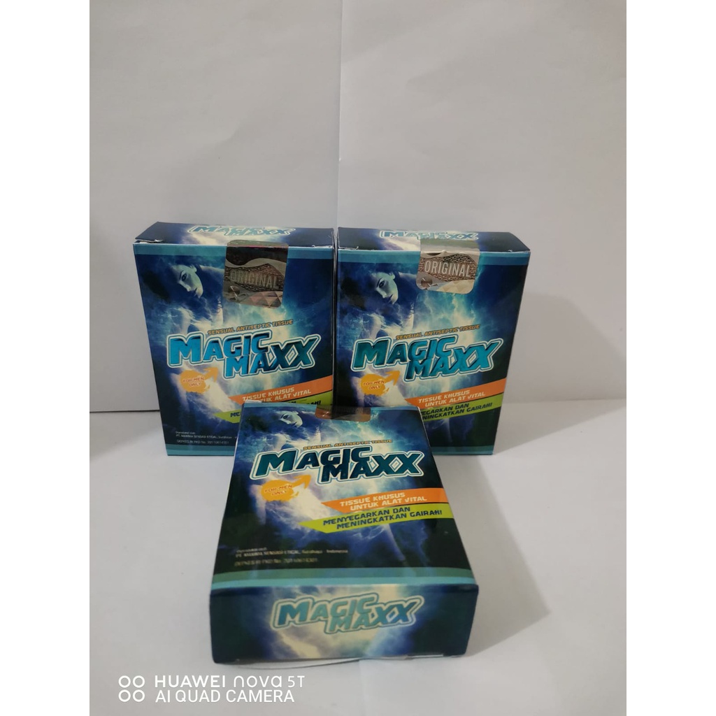 Magic Maxx Original 1 box isi 8 sachet / Tissue Magic Maxx