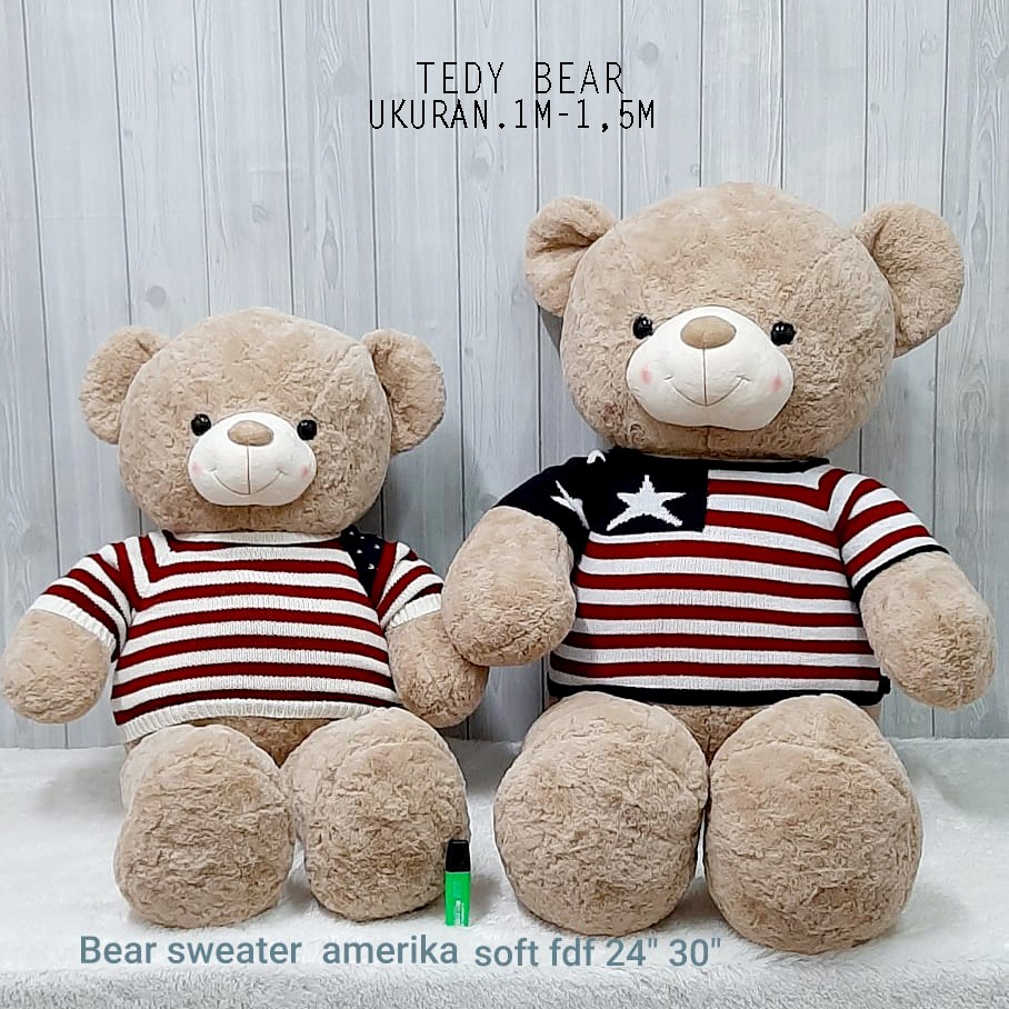 Boneka teddy bear house besar jumbo giant 1,5 meter beruang  big giant teddy bear