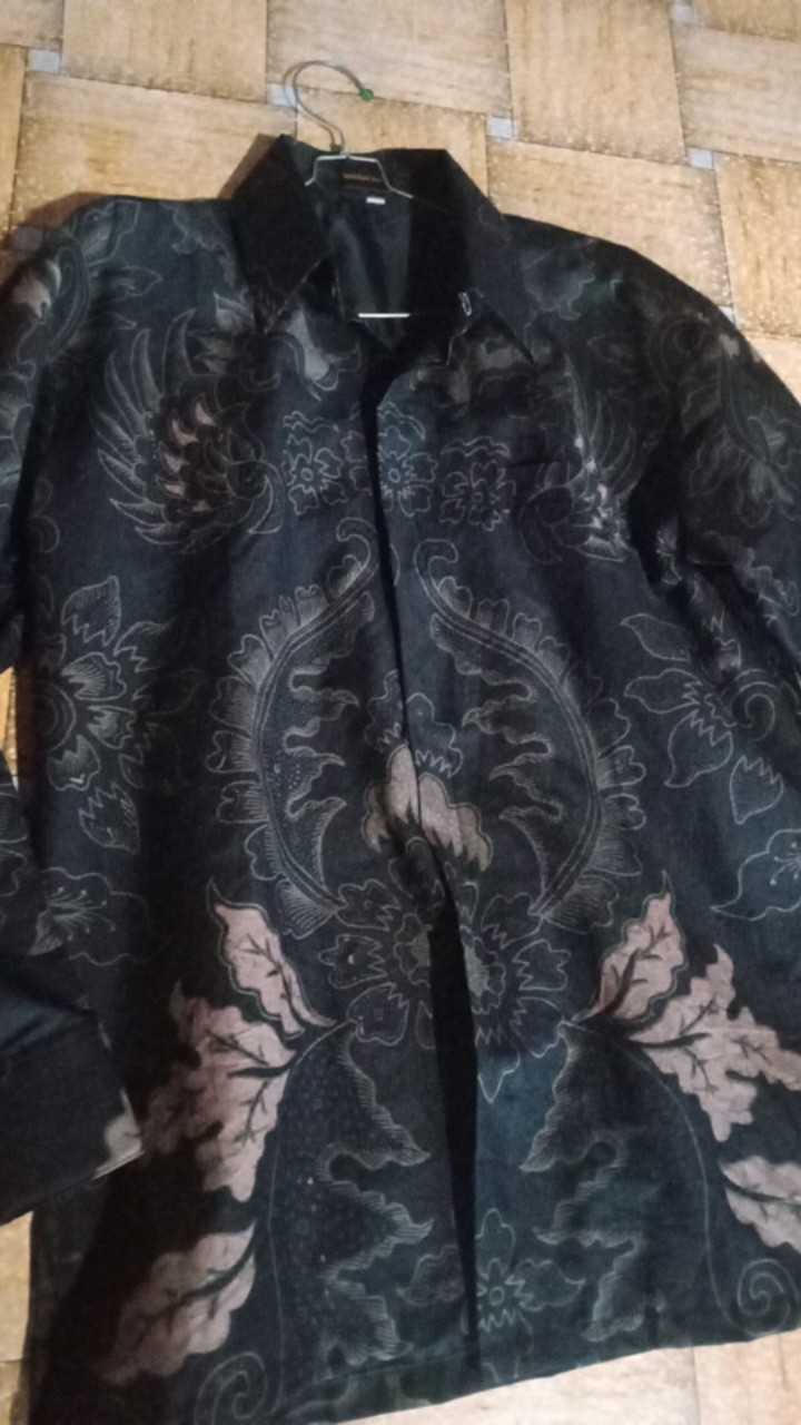 Mahkota Batik Pria Lengan Panjang Full Furing Batik Solo