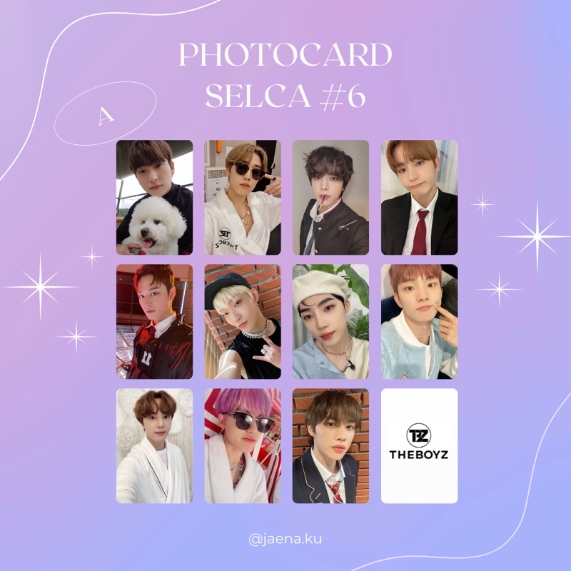 [THE BOYZ] PHOTOCARD SELCA #6 THE BOYZ ‼️BACA DESKRIPSI‼️