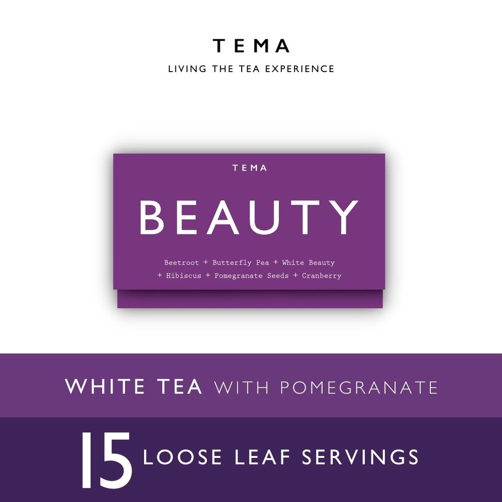 TEMA Tea Jar - Wellness Tea - Beauty / White Beet Pomegranate