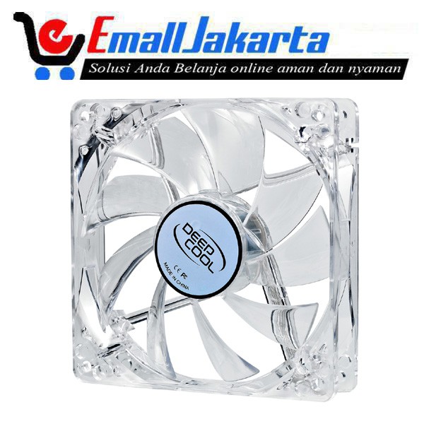 Deepcool XFAN 120 L/B 12CM Kipas Pendingin Komputer PC Transparan Blue LED Cooling Fan