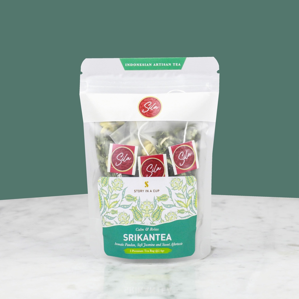 

Artisan Tea | Srikantea | Trans Pouch 2,4gr x 5 Nylon T-Bag | Teh Premium | Green Tea