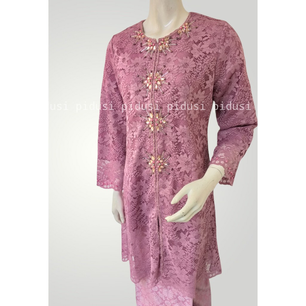 KEBAYA BROKAT TUNIK PAYET NON  GLITER / KEBAYA BROKAT PESTA / KEBAYA BROKAT PAYET